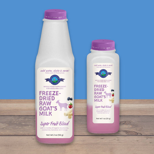 Shepherd Boy Farms Freeze-Dried Raw Goat Milk Topper Super Fruit Blend