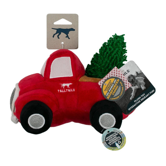 Tall Tails Red Truck W/ Tree Dog Toy