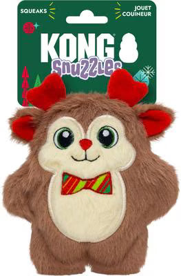 KONG Holiday Snuzzles Reindeer Dog Toy