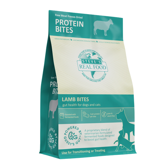 Steve's Real Food Dog & Cat Freeze-Dried Lamb Protein Bites 4oz