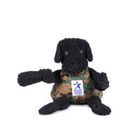 HuggleHound Camo Black Lab Knottie Large