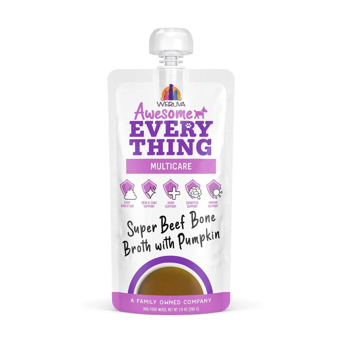 Weruva Awesome Everything Super Beef Bone Broth with Pumpkin 7oz