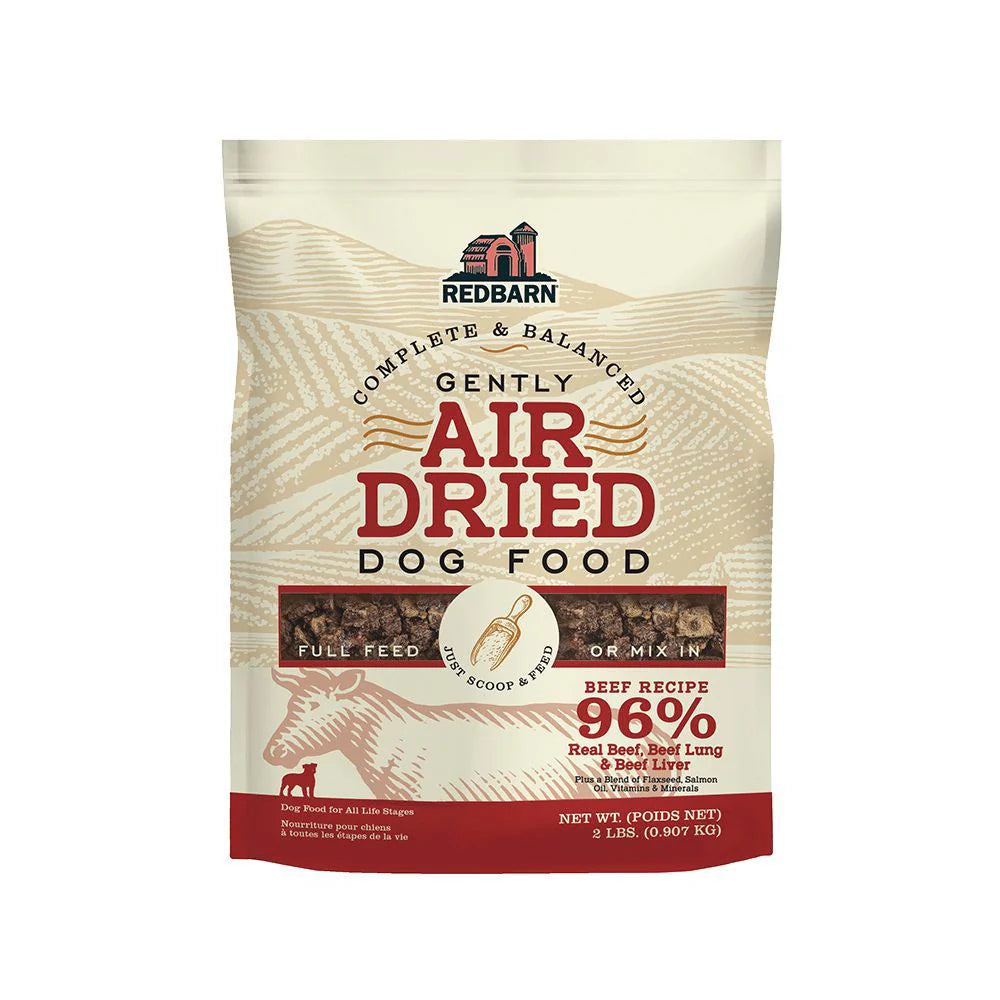 Red Barn Air Dried Dog Food Beef Recipe 2lb