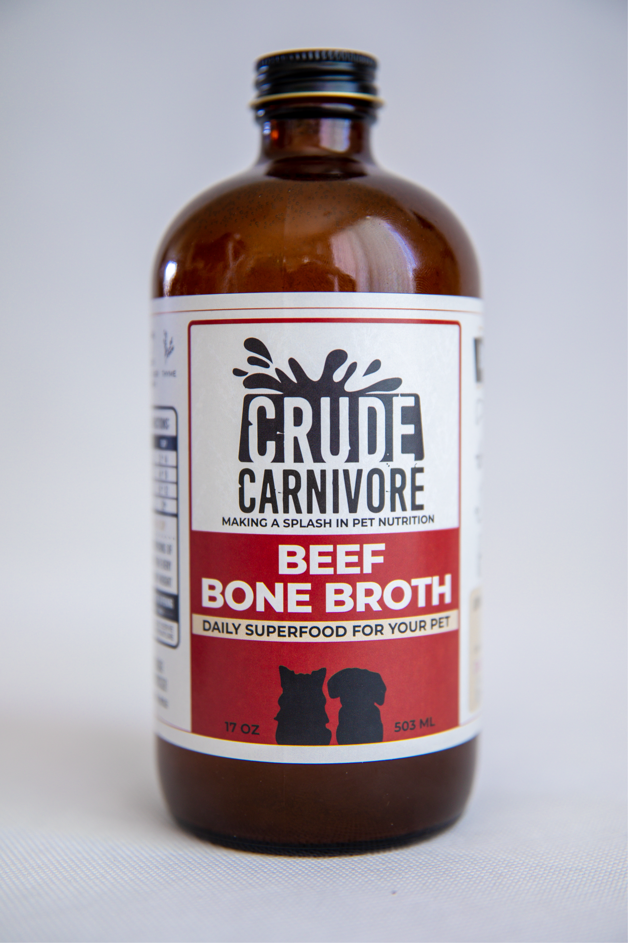 Crude Carnivore 16oz Beef Bone Broth