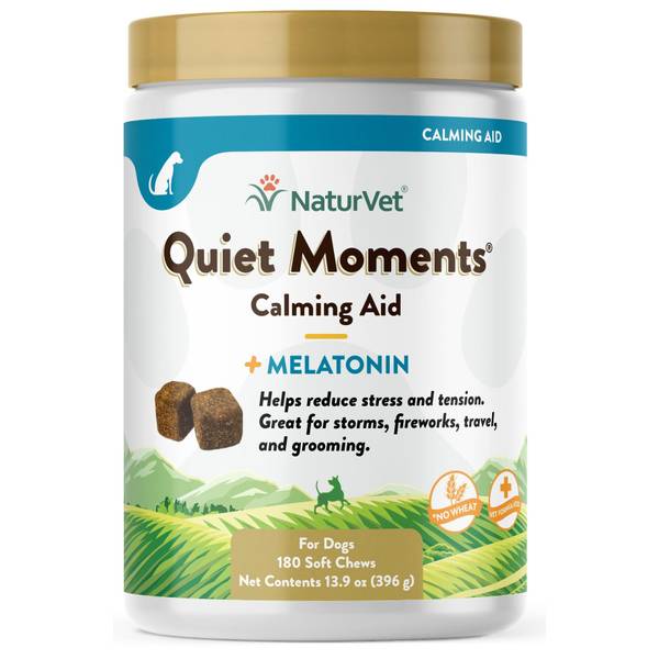 NatureVet Quiet Moments Calming Aid + Melatonin For Dogs