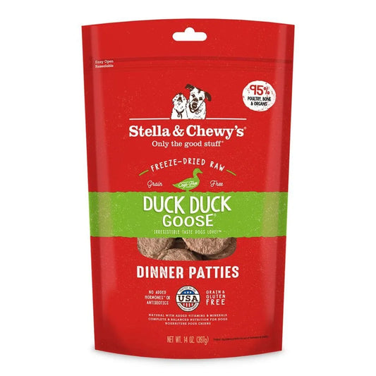 Stella & Chewy's Freeze Dried Raw Duck Goose Dinner Patties