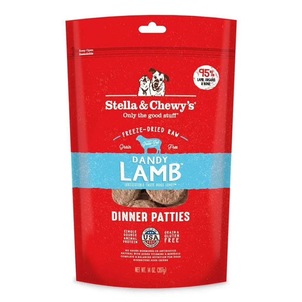 Stella & Chewy's Freeze Dried Raw Dandy Lamb Dinner Patties