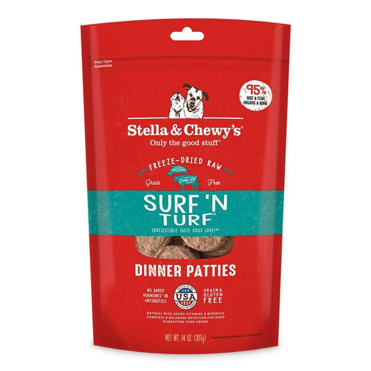 Stella & Chewy's Freeze Dried Raw Surf 'N Turf Dinner Patties