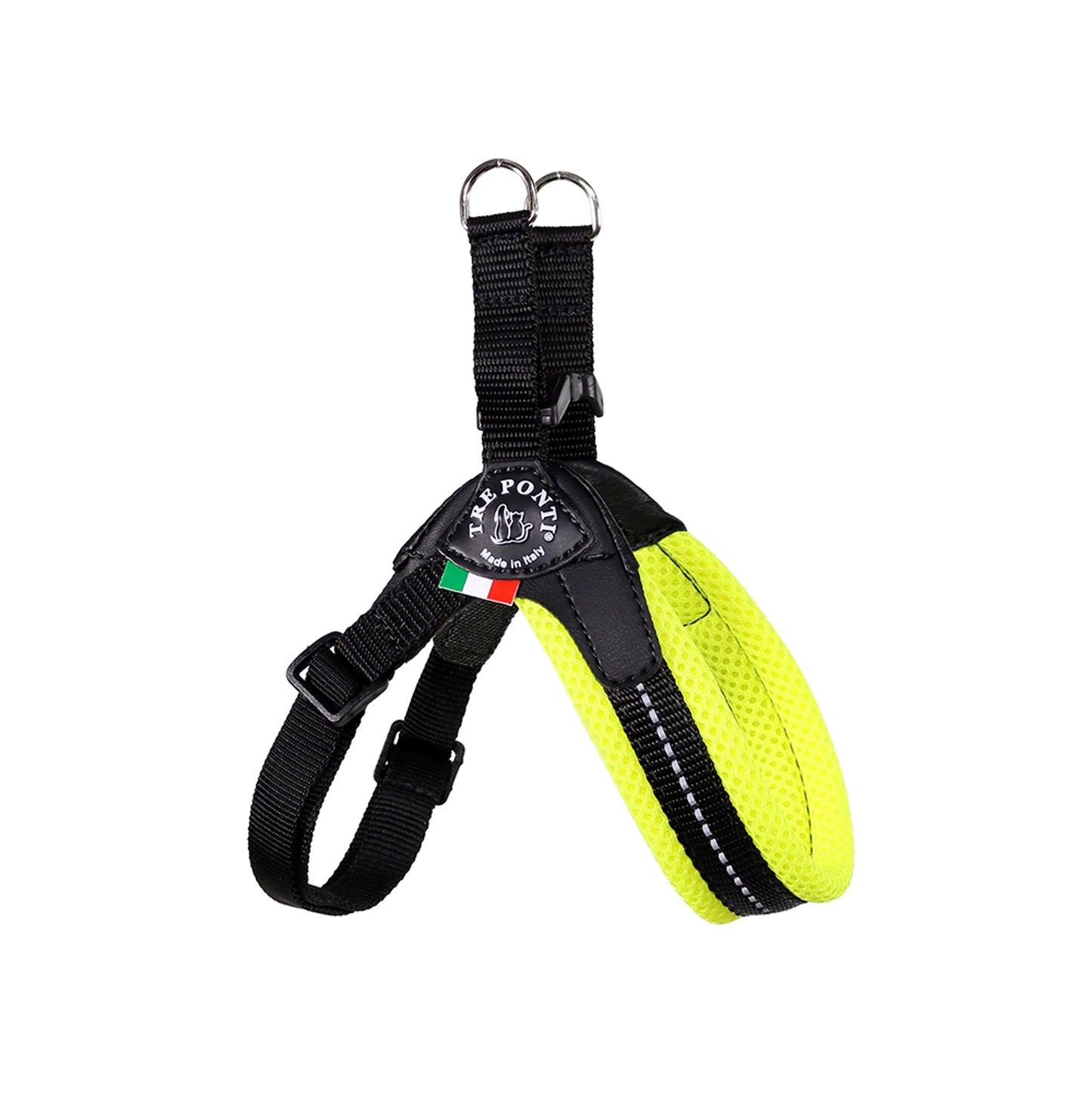 TrePonti Mesh Adjustable Yellow Step-In Harness size 3.5