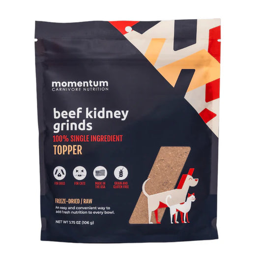 Momentum Freeze Dried Beef Kidney Grinds Food Topper