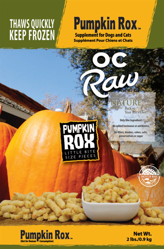 OC Raw Frozen Pumpkin Rox 2lb