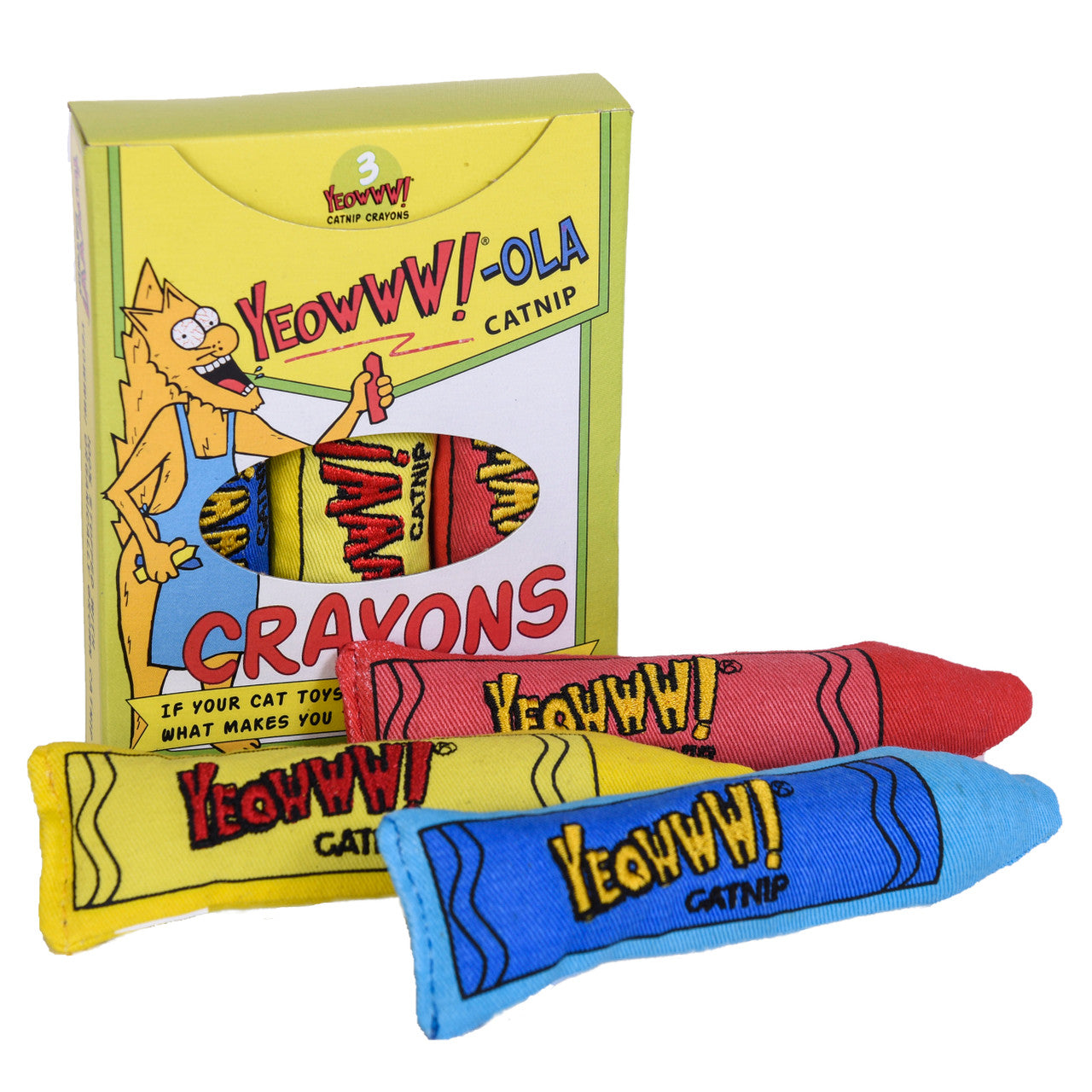 Yeowww! Catnip Crayons 3 Pack