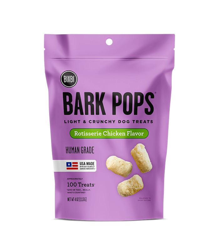 Bixbi Bark Pops Rotisserie Chicken Flavor 4oz