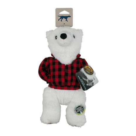 Tall Tails Polar Bear W/ Jacket Dog Toy