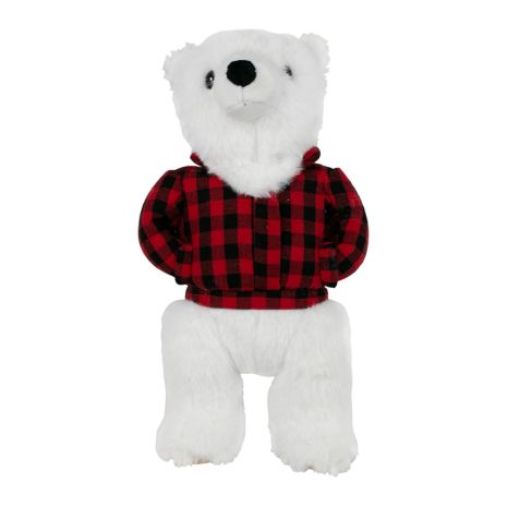 Tall Tails Polar Bear W/ Jacket Dog Toy