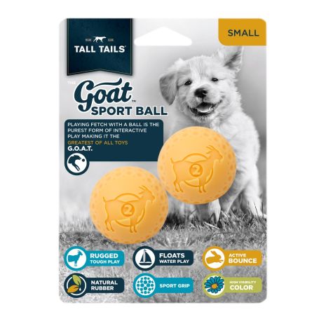 Tall Tails Goat Sport Ball 2-Pack S