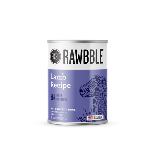 Bixbi Rawbble Canned Lamb Dog Food 12.5oz