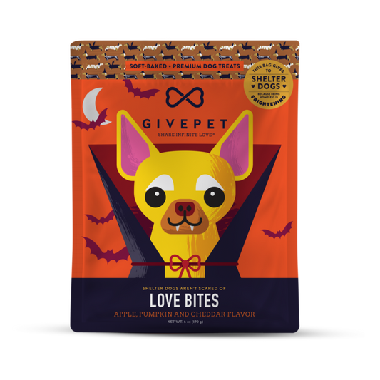 GivePet Love Bites Soft Baked Dog Treats 6oz