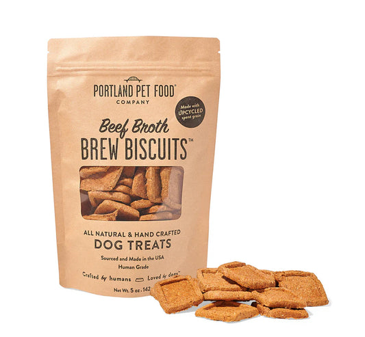 Portland Pet Food Company Beef Broth Brew Biscuits 5oz