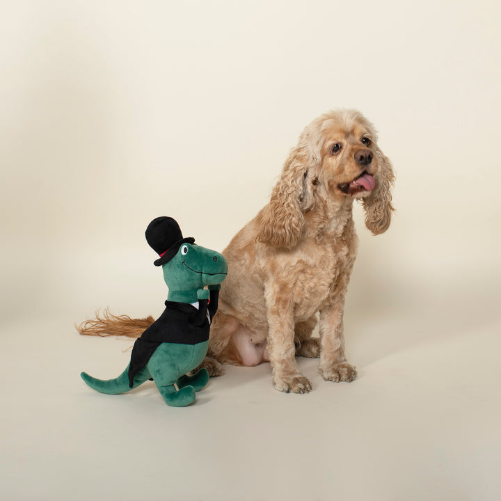 Fringe Studio Smokin Rex Tux Ready Plush Dog Toy