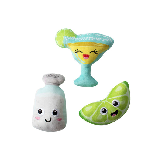 Fringe Studio On Margarita Time Small Dog Toy 3 Pack