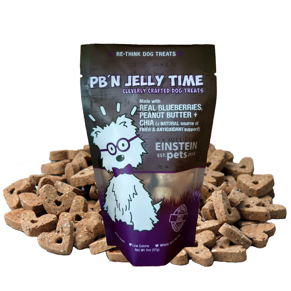 Einstein Pets Pb Jelly Time Dog Treats 2 oz