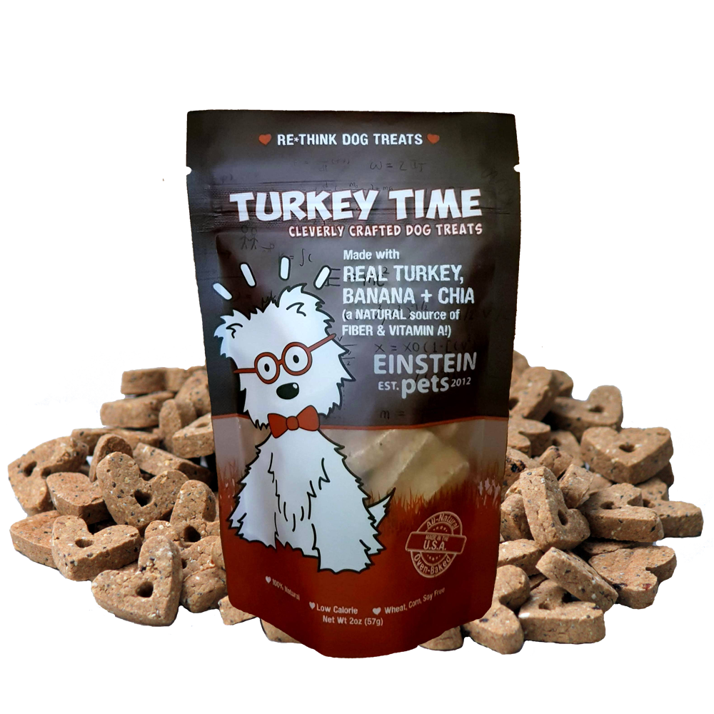 Einstein Pets Turkey Time Dog Treats 2oz