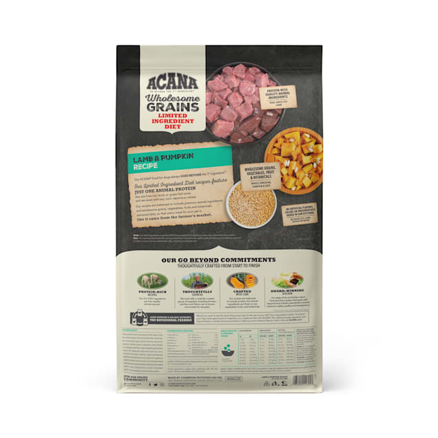 Acana Wholesome Grains Lamb & Pumpkin Dog Food