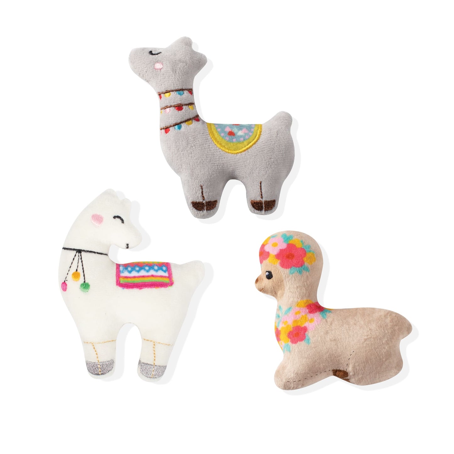 Fringe Studio Llama Small Dog Toys 3 Pack