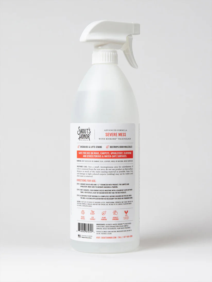 Skout's Honor Severe Mess Stain & Odor Advanced 35oz