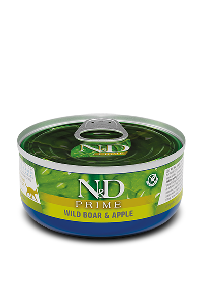 Farmina N&D Prime Boar & Apple Canned Cat Food 2.5oz