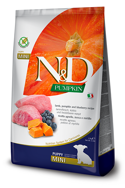 Farmina N&D Pumpkin Lamb & Blueberry Mini Puppy Food