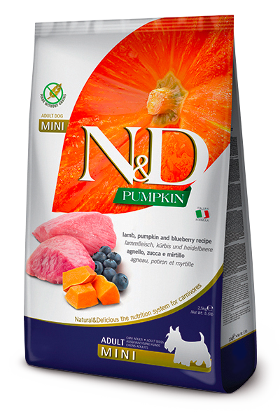 Farmina N&D Pumpkin Lamb & Blueberry Mini Adult Dog Food