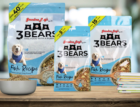 Grandma Lucy's Dog Food 3 Bears Fish 1lb