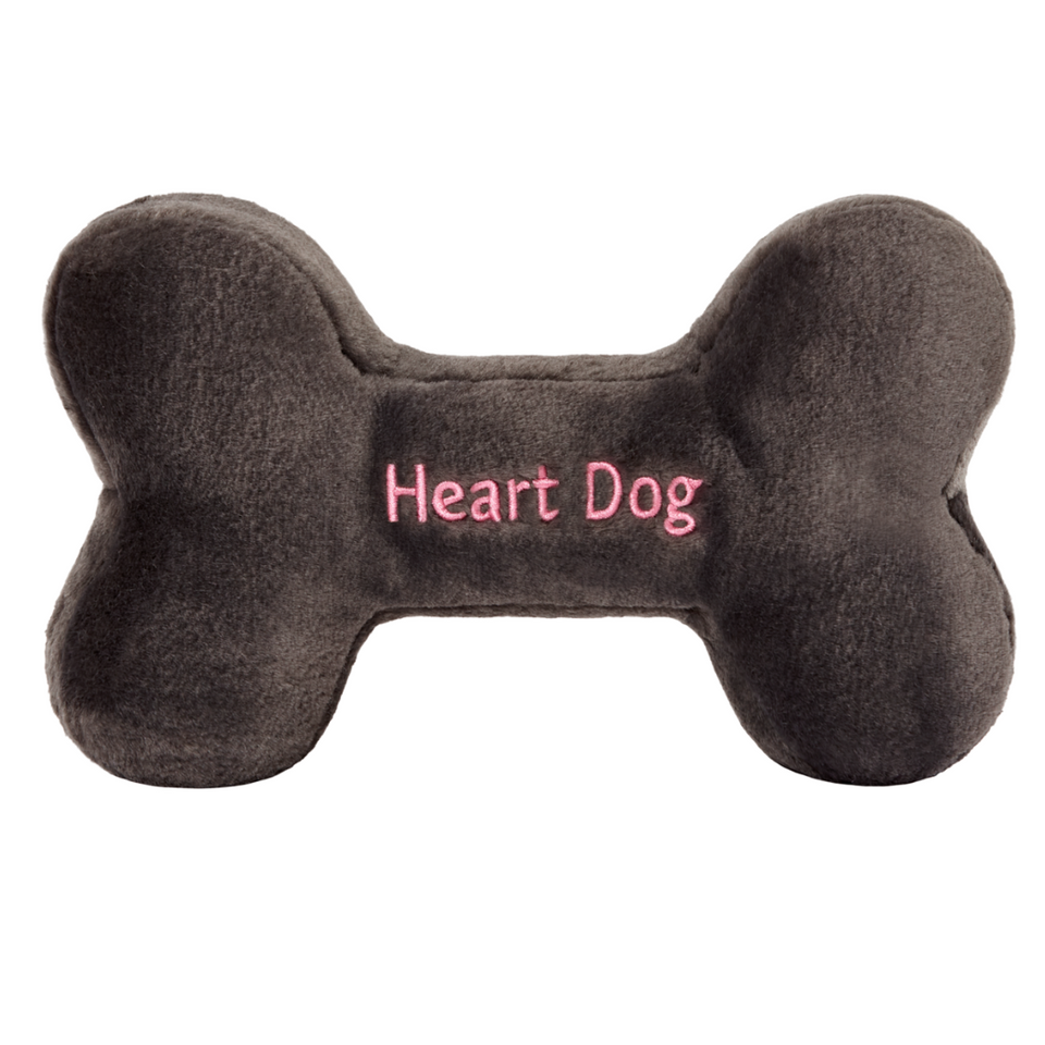 Fluff & Tuff Heart Dog Bone M