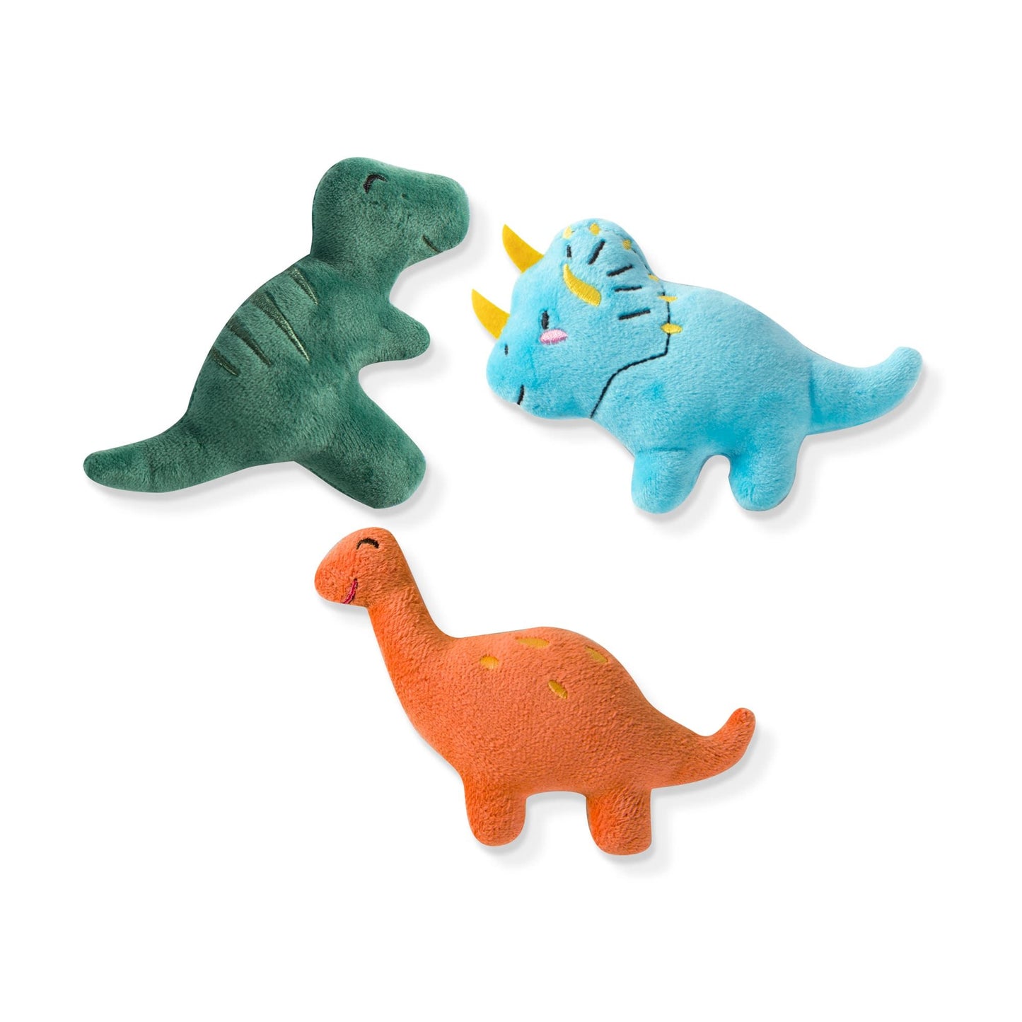 Fringe Studio Dinos Small Dog Toys 3 Pack