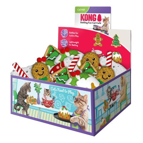 Kong Cat Holiday Scrattles Assorted Catnip Toys