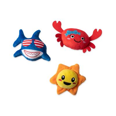 Fringe Studio Star Spangled Banner Small Dog Toys 3 Pack