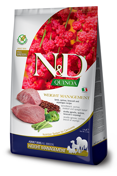 Farmina N&D Quinoa Weight Management Lamb Adult Dog Food