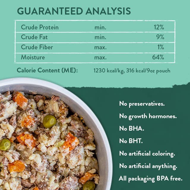 Portland Pet Food Company Rosie's Beef N Rice Homestyle Dog Meal