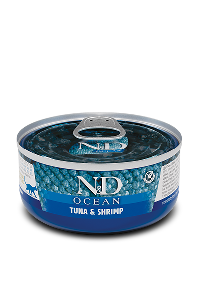 Farmina N&D Tuna & Shrimps Canned Cat Food 2.5oz