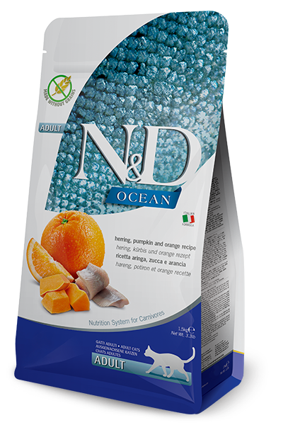 Farmina N&D Ocean Herring & Pumpkin Adult Cat Food