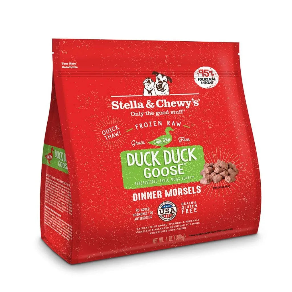 Stella & Chewy's Frozen Raw Duck Duck Goose Dinner Morsels 4lb