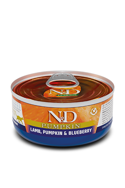 Farmina N&D Pumpkin Lamb & Blueberry Canned Cat Food 2.5oz