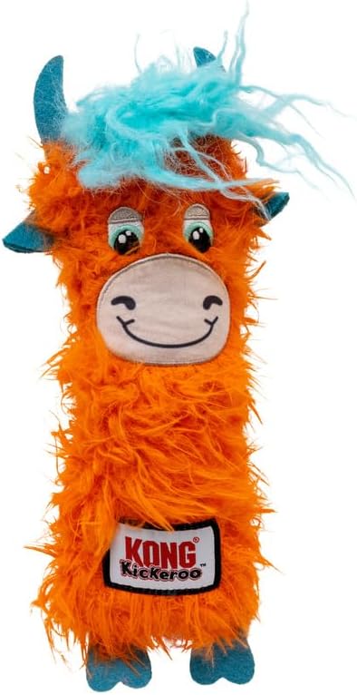 Kong Kickaroo Highland Cow Cat Toy