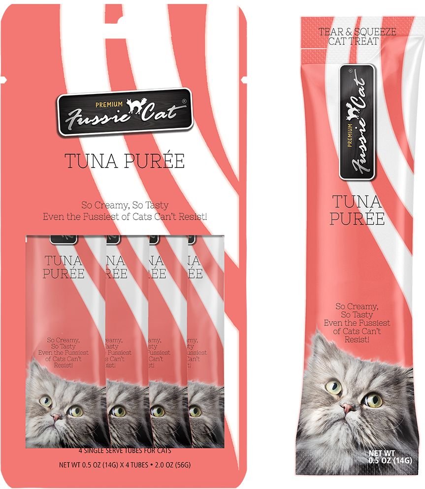 Fussie Cat Tuna Puree Treat 2 oz