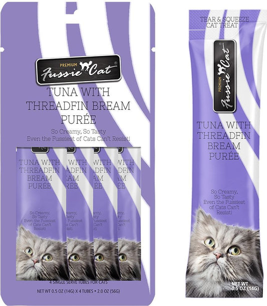 Fussie Cat Tuna with Threadfin Puree Cat Treats .5 oz