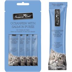 Fussie Cat Puree Oceanfish & Salmon 4ct