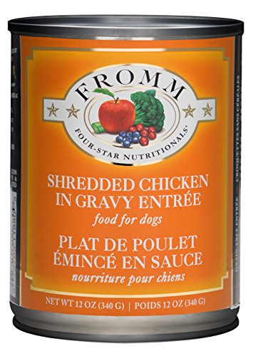 Fromm Four Star Shredded Chicken Entree Canned Dog Food 12 oz