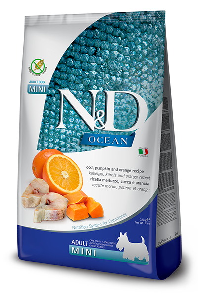 Farmina N&D Pumpkin Ocean Cod & Orange Mini Adult Dog Food